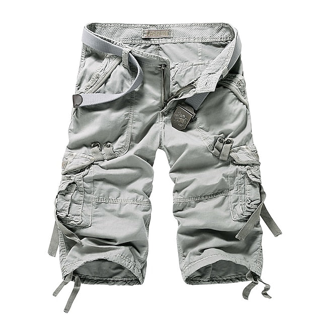 Men's Plain Cargo Shorts