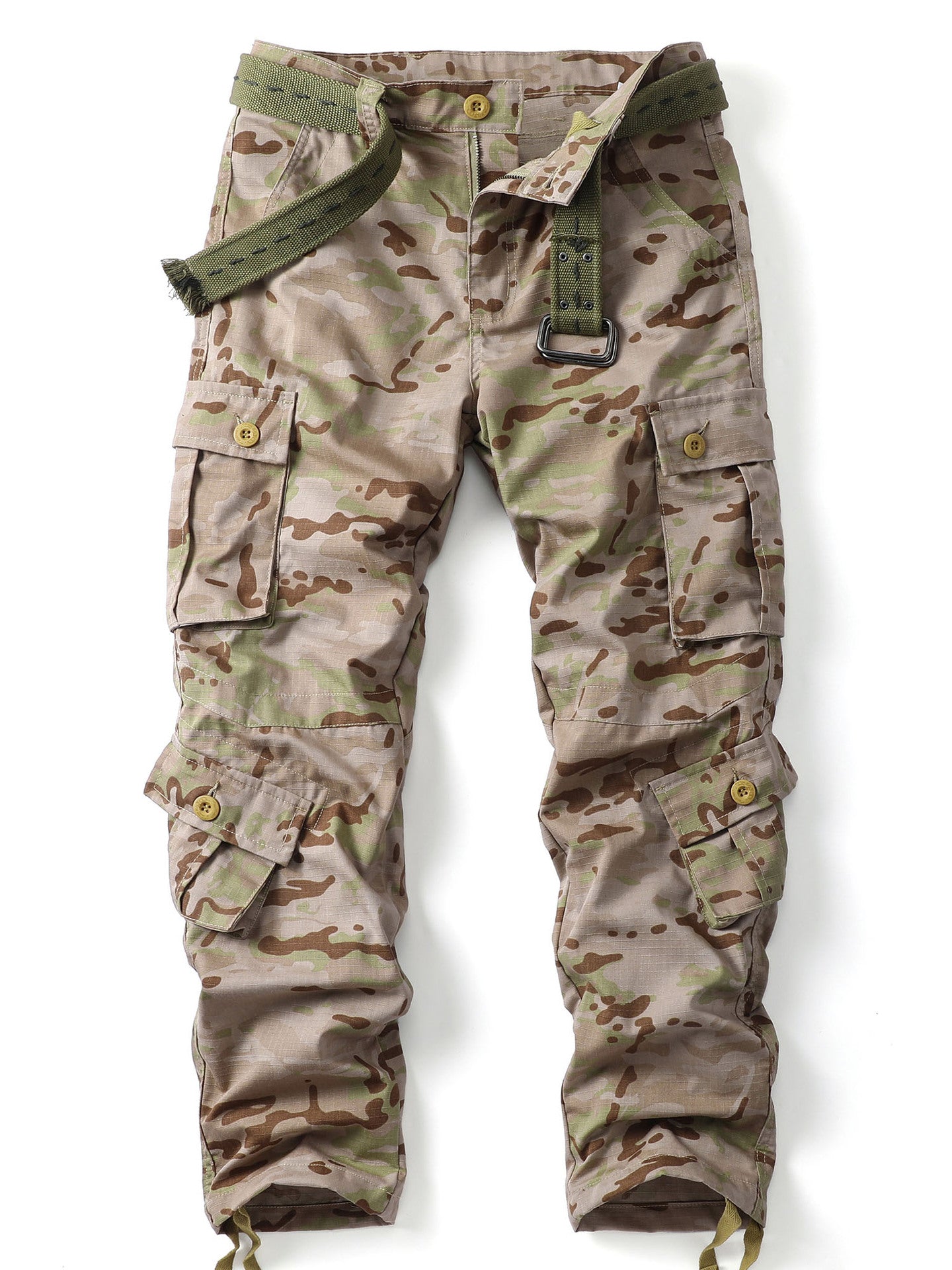 Men's Utility Camouflage Cotton Cargo Pants