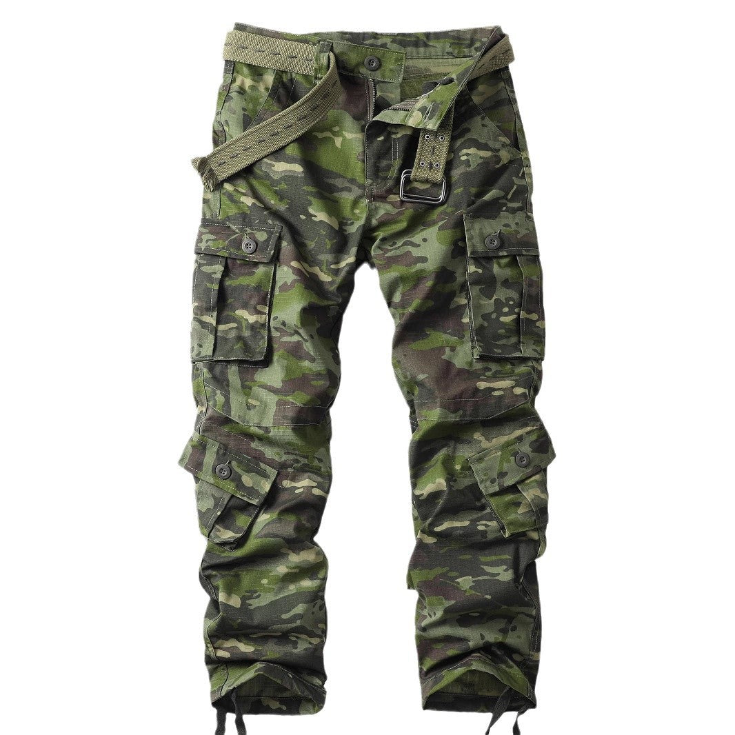 Men's Utility Camouflage Cotton Cargo Pants