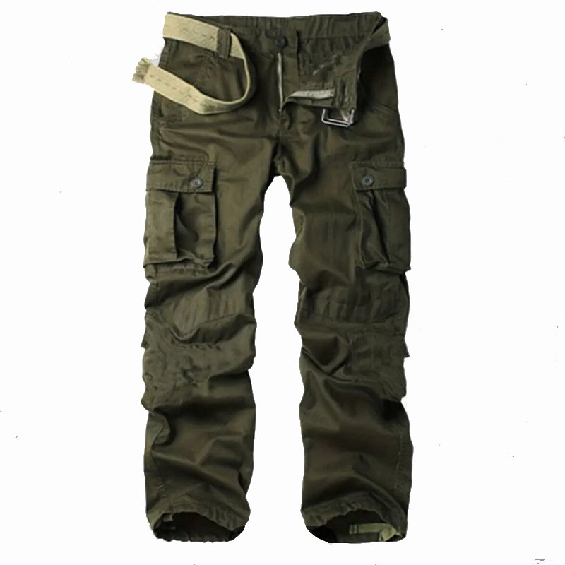 Men's Tactical Camouflage Cotton Cargo Pants