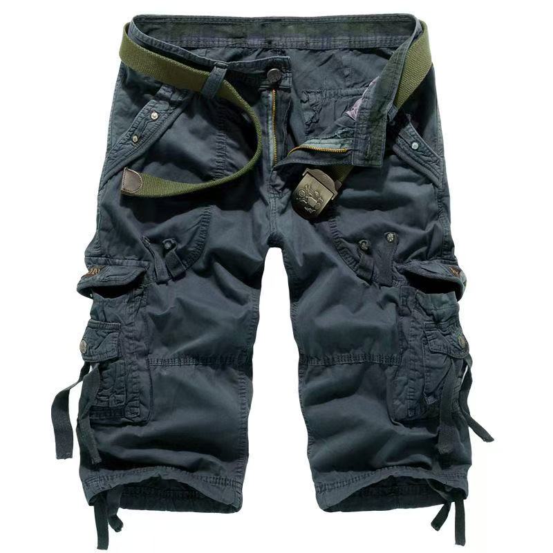 Men's Plain Cargo Shorts