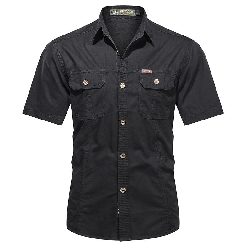 Men's Cotton Military Field Shirt