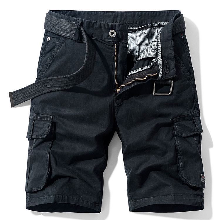 Men's Summer Cotton Cargo Shorts