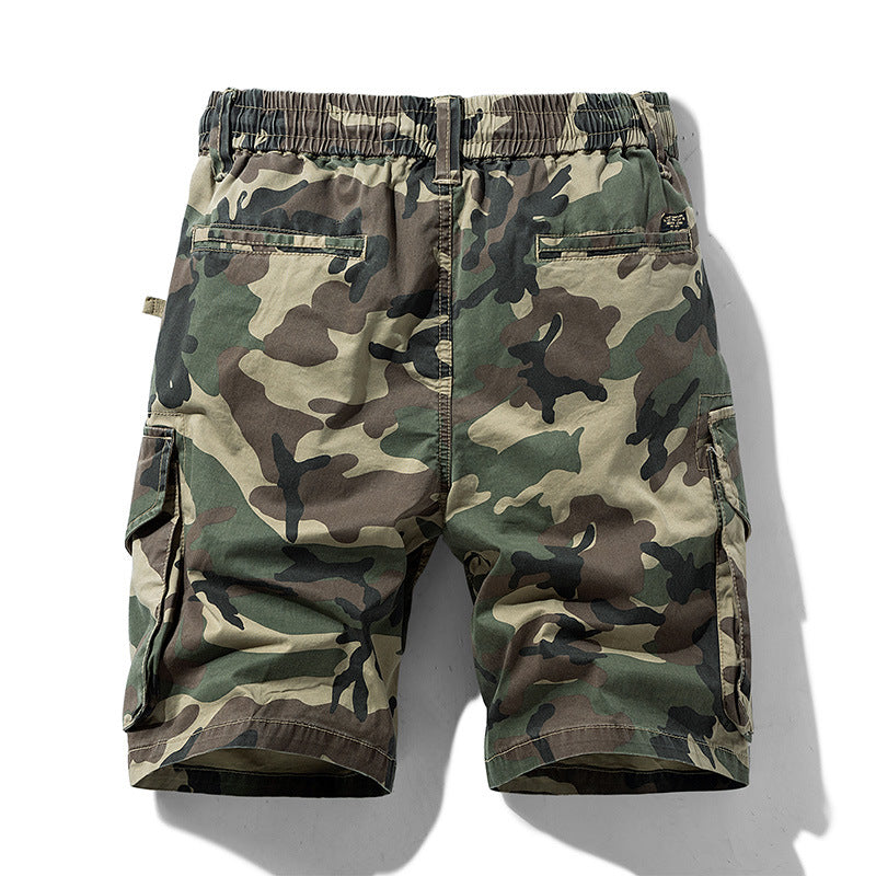 Men's Camouflage Cotton Cargo Shorts