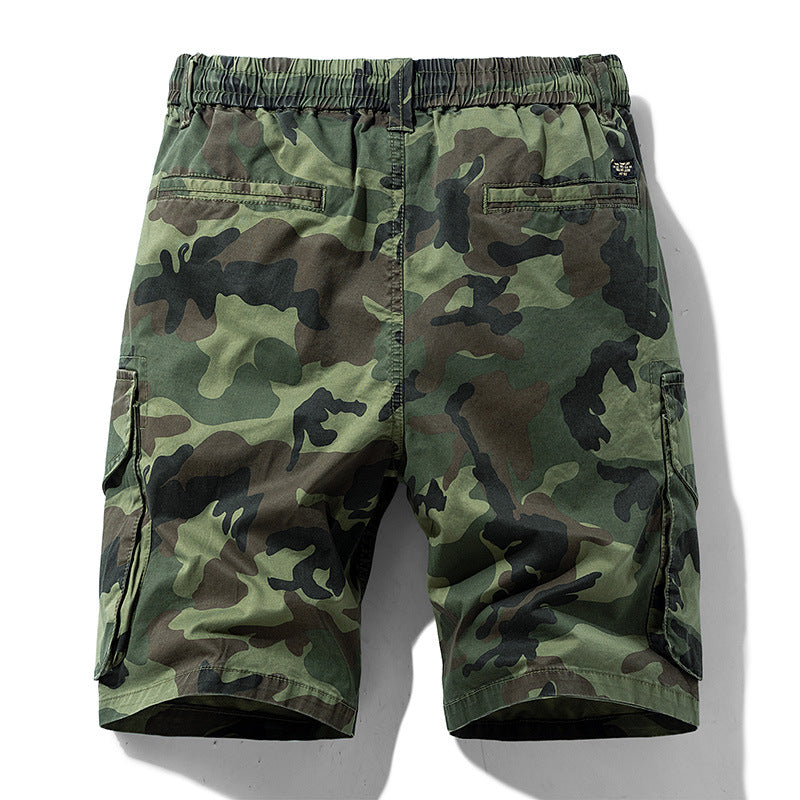 Men's Camouflage Cotton Cargo Shorts
