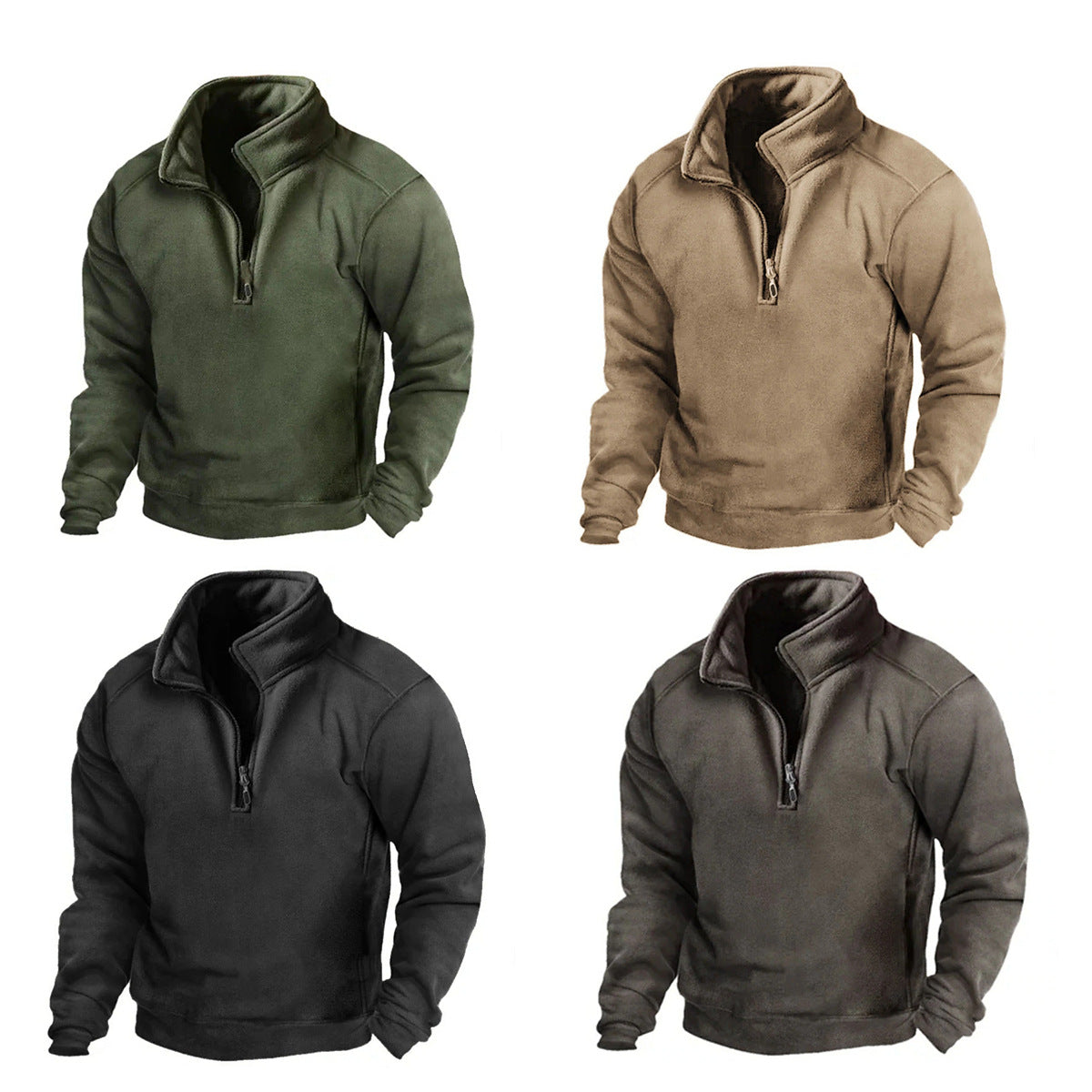 Men’s Polar Fleece Half-Zip Sweatshirt