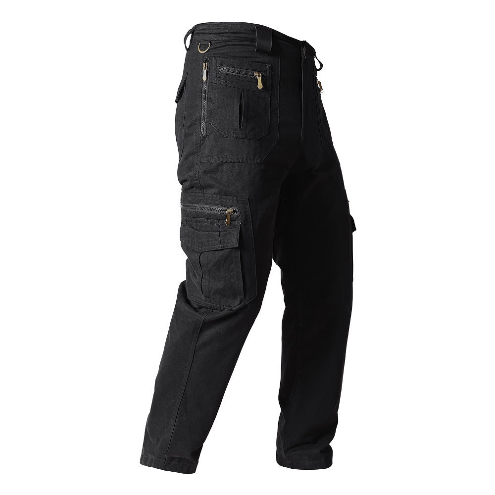 Men's Straight Overalls Stretch Loose Casual Pants