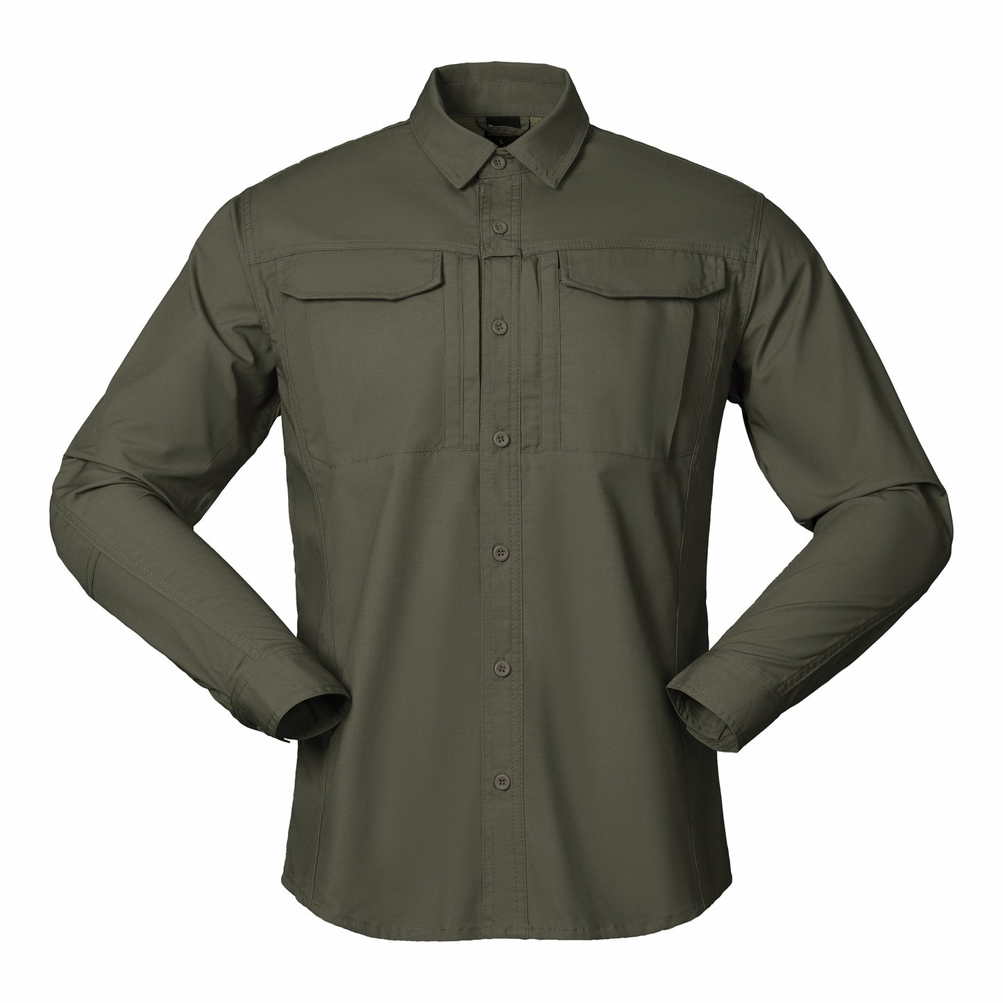 Men's Cotton Long-Sleeved Shirt