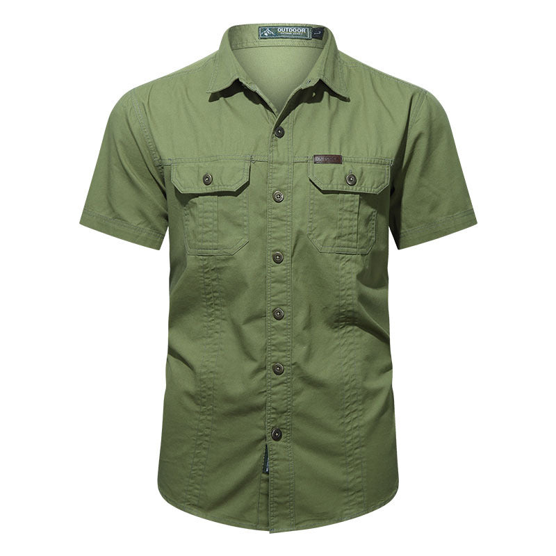 Men's Cotton Military Field Shirt