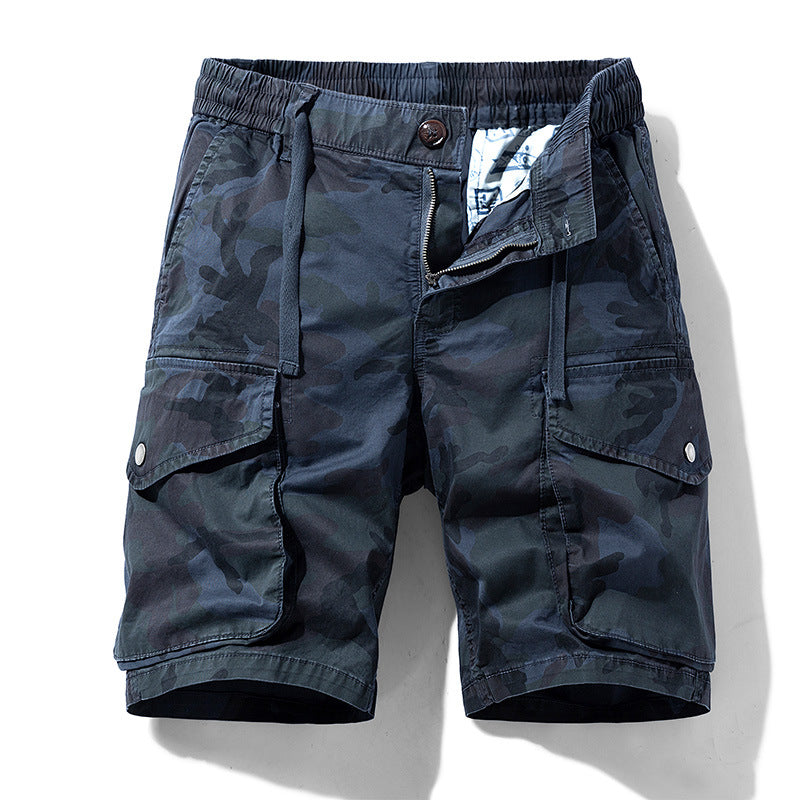 Men's Camouflage Cotton Cargo Shorts