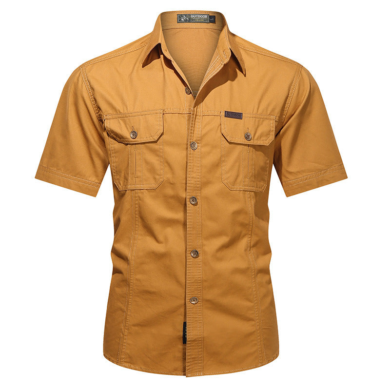 Men's Cotton Military Field Shirt