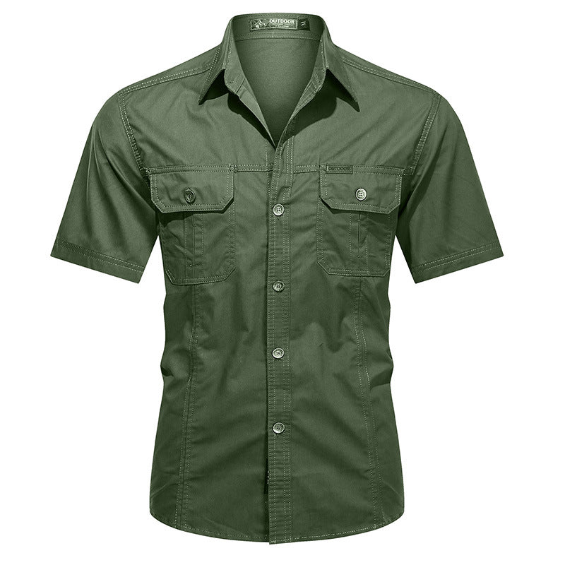 Men's Cotton Military Field Shirt