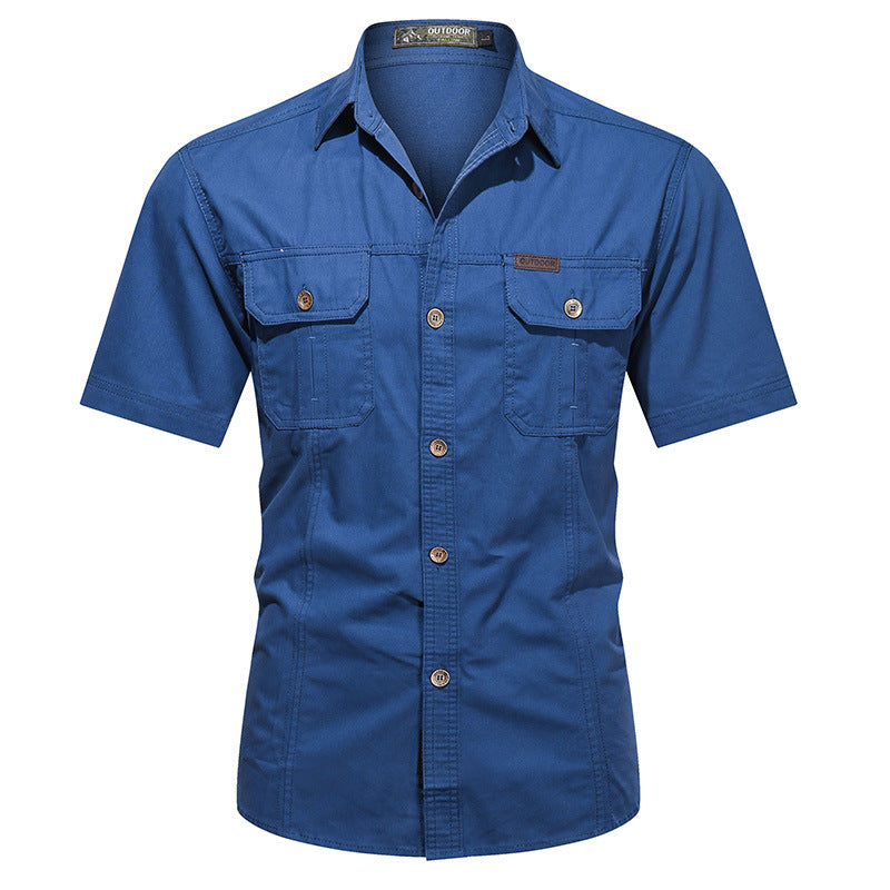 Men's Cotton Military Field Shirt