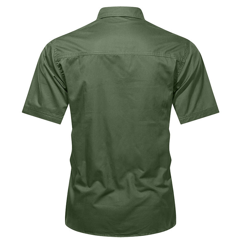 Men's Cotton Military Field Shirt