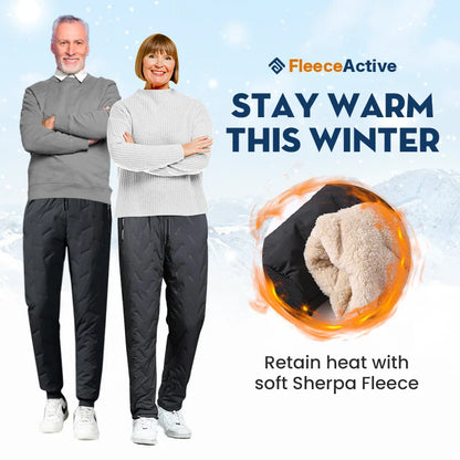 Tufflio Sport FleeceActive™ - Unisex Fleece-Lined Waterproof Pants