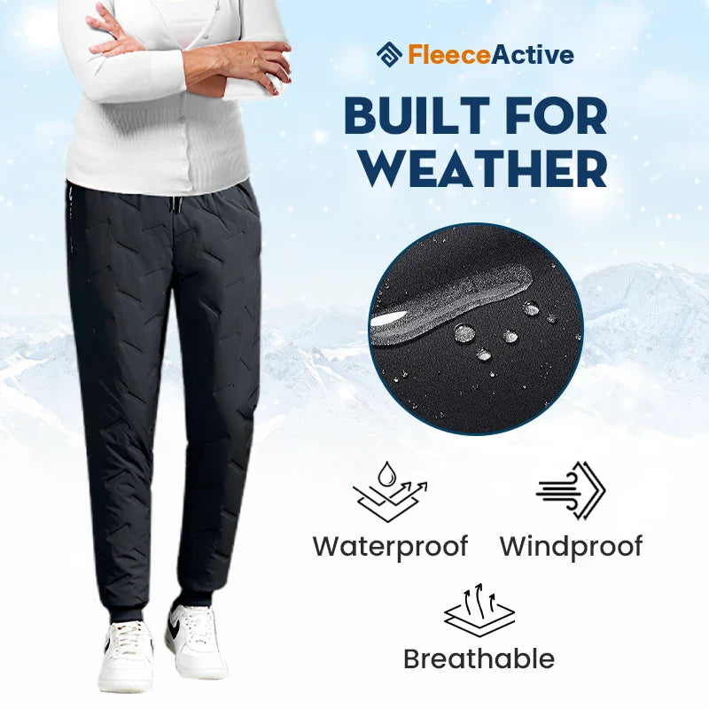 Tufflio Sport FleeceActive™ - Unisex Fleece-Lined Waterproof Pants