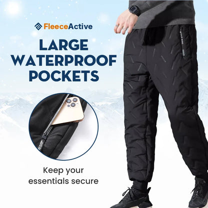 Tufflio Sport FleeceActive™ - Unisex Fleece-Lined Waterproof Pants