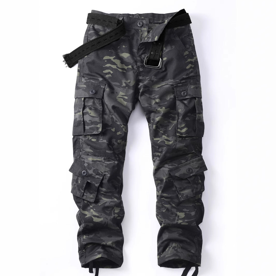 Men's Utility Camouflage Cotton Cargo Pants