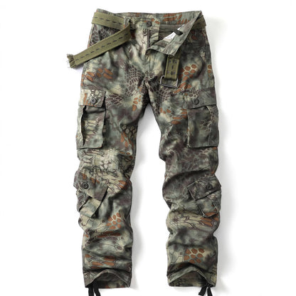 Men's Utility Camouflage Cotton Cargo Pants