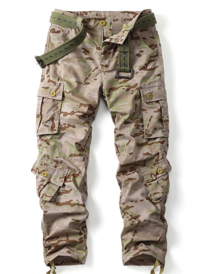 Men's Utility Camouflage Cotton Cargo Pants