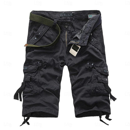 Men's Plain Cargo Shorts