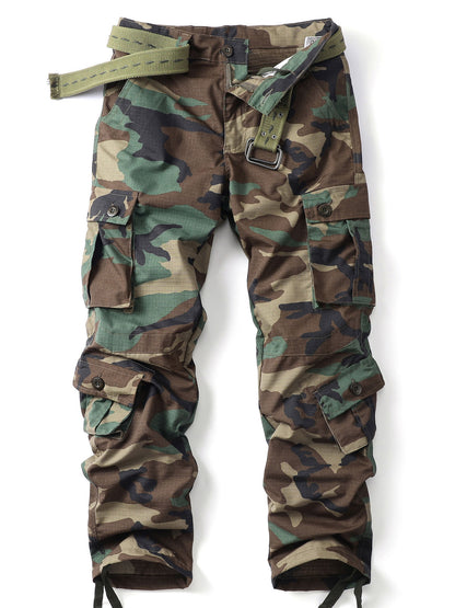 Men's Utility Camouflage Cotton Cargo Pants