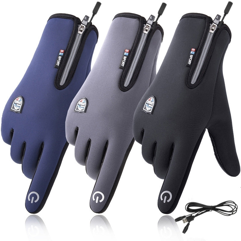 Tufflio Rechargeable Heated Electric touchscreen Gloves