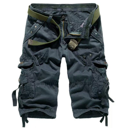 Men's Plain Cargo Shorts