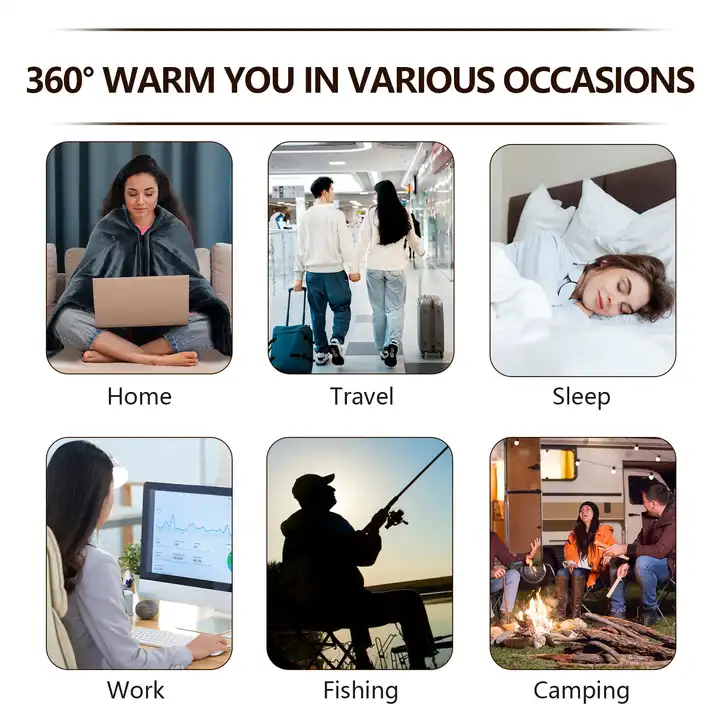 Heated Blanket Shawl