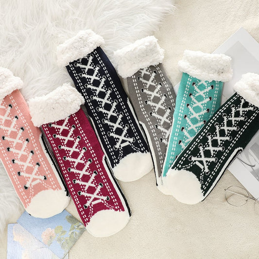 Tufflio Ultra-thick Cute Slipper Home Socks