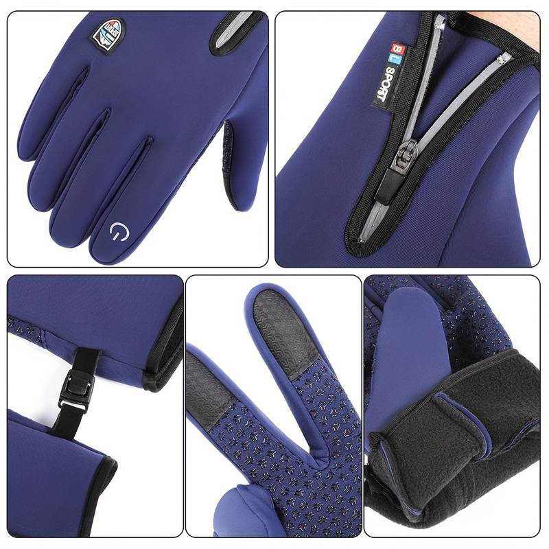 Tufflio Rechargeable Heated Electric touchscreen Gloves