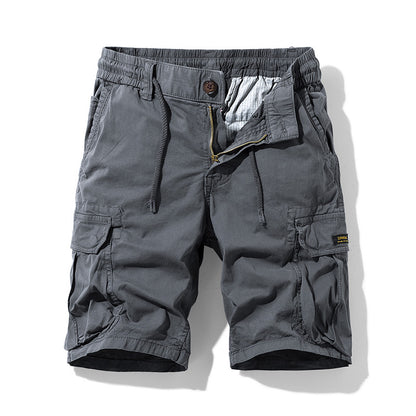 Men's Retro Elastic Cargo Shorts