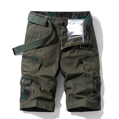 Men's Breathable Cotton Cargo Shorts
