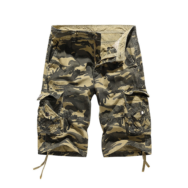 Men's Camouflage Cotton Shorts