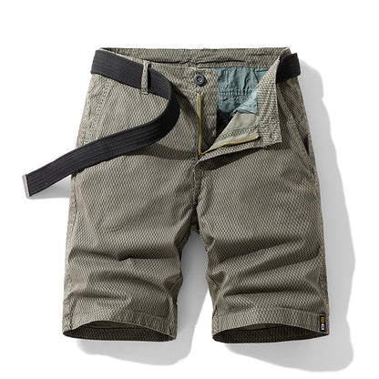 Men's Stripes All-Match Loose Cargo Shorts