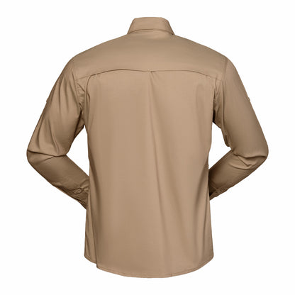 Men's Long-Sleeved Work Elastic Shirt