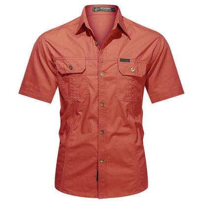 Men's Cotton Military Field Shirt