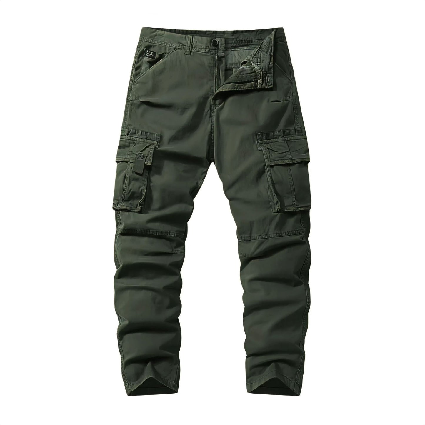 Men's Heavy-Duty Camouflage Cotton Cargo Pants