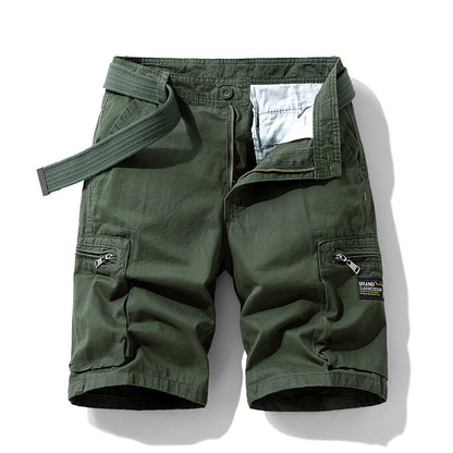 Men's Retro Cotton Cargo Shorts Summer
