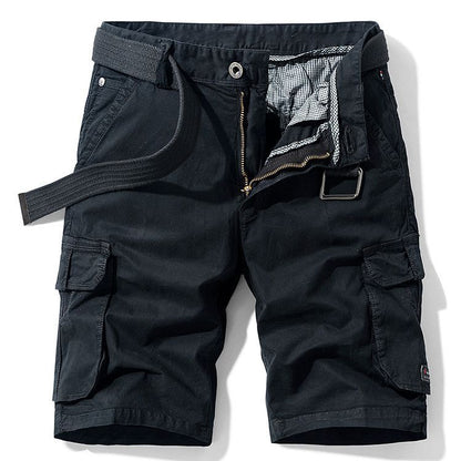 Men's Summer Cotton Cargo Shorts