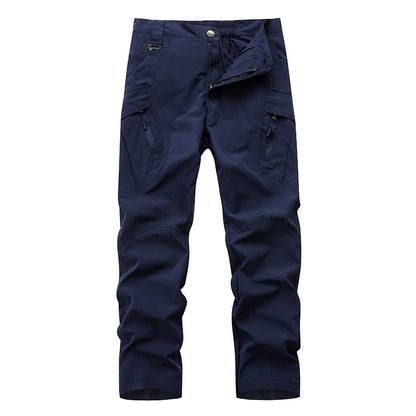 Men's Rugged Camouflage Cotton Cargo Pants