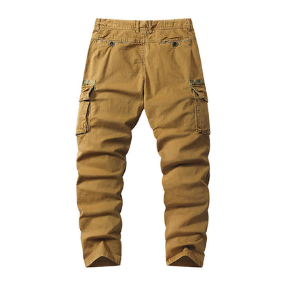 Men's Heavy-Duty Camouflage Cotton Cargo Pants