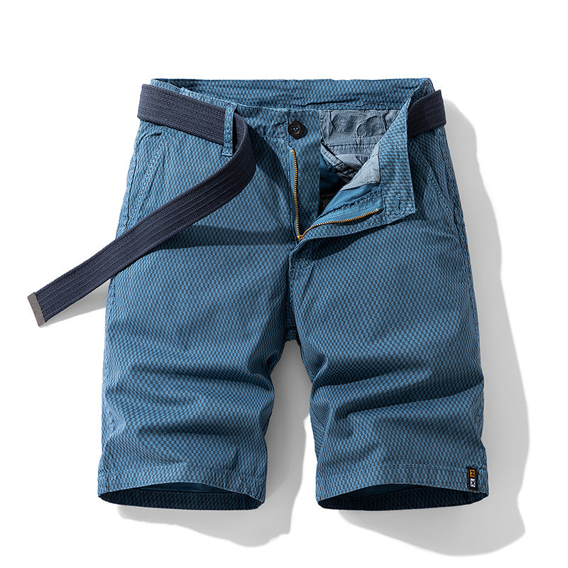 Men's Stripes All-Match Loose Cargo Shorts