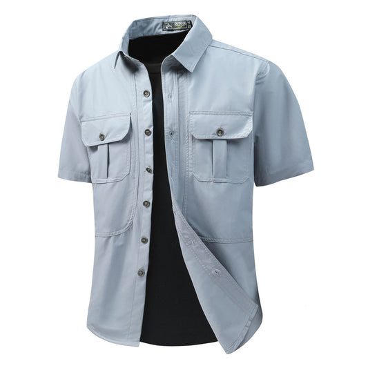 Men's Outdoor Breathable Multi-Pocket Shirt