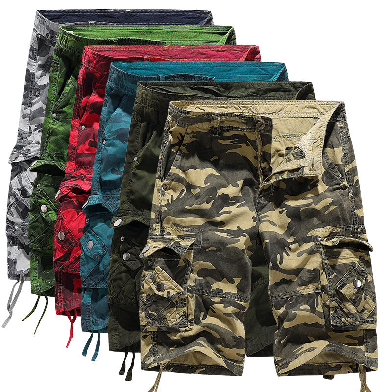 Men's Camouflage Cotton Shorts