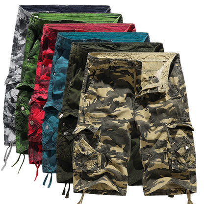 Men's Camouflage Cotton Shorts