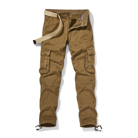 Men's Vintage Camouflage Cotton Cargo Pants