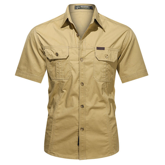 Men's Cotton Military Field Shirt