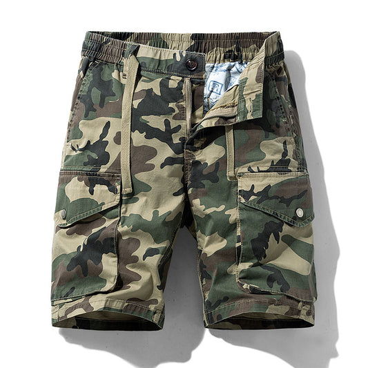 Men's Camouflage Cotton Cargo Shorts