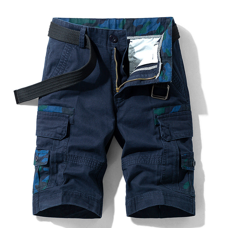 Men's Breathable Cotton Cargo Shorts